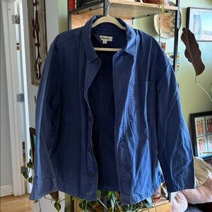 Madewell Indigo Casual Shirt/Jacket